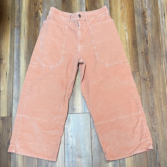 Everlane Ankle Corduroy Pants in Peach - Picture 4 of 6